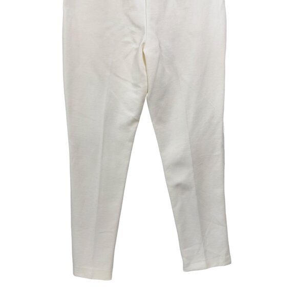 Chico's Women's Off White Slim-Fit Ankle Pants Size 00 Stretch Pull On Casual - Picture 10 of 13
